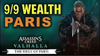 Paris All Wealth Locations  Gear Chest amp Tungsten Ingot  AC Valhalla The Siege of Paris [upl. by Sylvan]