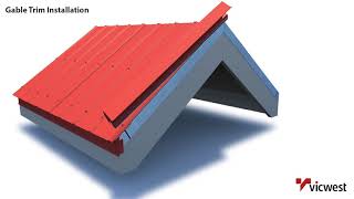 Gable Trim Installation Video [upl. by Ardnua]