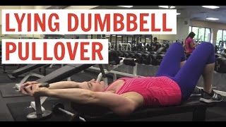 Lying Dumbbell Pullover [upl. by Tuckie]