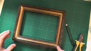 How to Restore and Reuse Old Picture Frames [upl. by Amsed485]