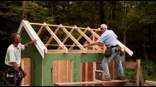 Building Gable Roof Trusses [upl. by Amerigo]