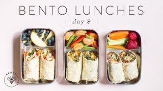 3 Healthier BENTO BOX Lunch Ideas 🐝 DAY 8  HONEYSUCKLE [upl. by Avenej461]