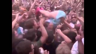 Katy Perry has stage diving down pat [upl. by Philippine61]