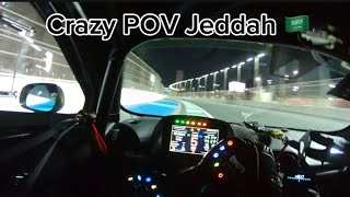 Onboard Night POV Jeddah Circuit McLaren GT4 [upl. by Ahsenod]