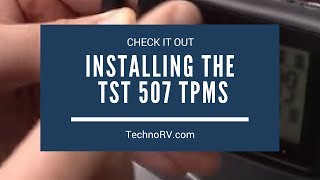 Installing TST 507 Tire Pressure Monitoring System Sensors [upl. by Bunnie12]