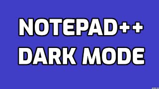 Change Notepad theme to dark mode [upl. by Annayrb623]