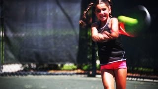 Unstoppable 9YrOld Tennis Prodigy [upl. by Egnalos]