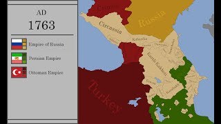 The History of the Caucasus  Every Year [upl. by Halbert590]