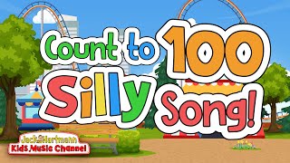 Count to 100 SILLY SONG  Volume 2  Jack Hartmann [upl. by Ahsieker]