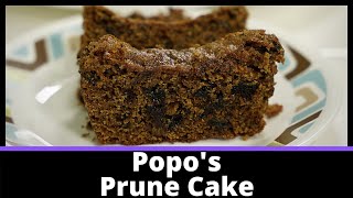 Prune Cake  Old Time Favorite  MOIST and DELICIOUS Recipe [upl. by Dorahs43]