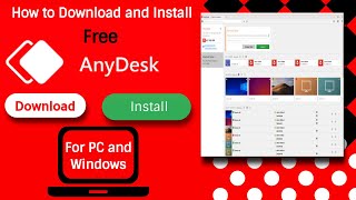 How to Download Anydesk and Install AnyDesk App on PCWindows  Use Anydesk Remote Access Software [upl. by Magdalene808]