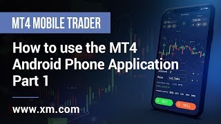 XMCOM  Mobile Trader  How to use the MT4 Android Phone Application Part 1 [upl. by Noillid]