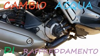 TUTORIAL sostituzione acqua di raffreddamento del motore [upl. by Nyrroc]