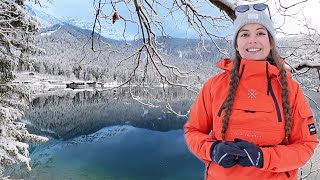 Winterwunderland Eibsee amp Zugspitze 2962 m Wie aus dem Bilderbuch [upl. by Aiotal]