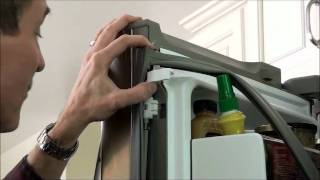 Replace a Door Gasket Kenmore Elite and LG 3Door Refrigerators [upl. by Attlee]