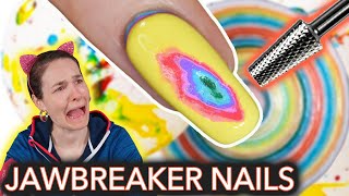 Jawbreaker Nails I drilled my nail [upl. by Martinsen]