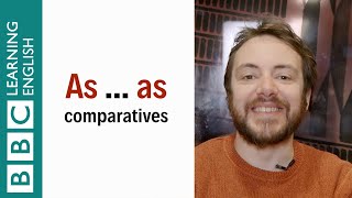 As  as comparatives  English In A Minute [upl. by Pearlman977]