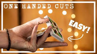 3 BEGINNER One Handed Cuts  CARDISTRY TUTORIAL BUNDLE [upl. by Sel]