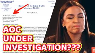 AOC TERRIFIED Begs DOJ to Reveal Investigation into Her Helping Migrants aoc newyork immigration [upl. by Nehtanoj557]