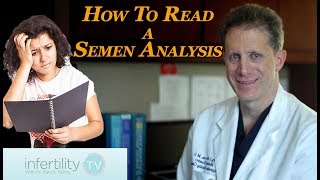 How to read a semen analysis  Infertility TV [upl. by Mikol]