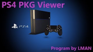 PS4 PKG Viewer by LMAN [upl. by Atsed]