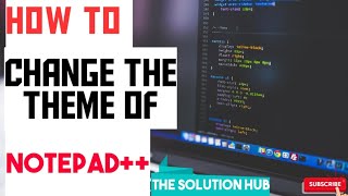 how to change notepad theme into dark theme  convert notepad into dark [upl. by Doy]