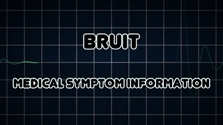 Bruit Medical Symptom [upl. by Mariska]