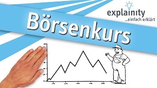 Börsenkurs einfach erklärt explainity® Erklärvideo [upl. by Sixla348]