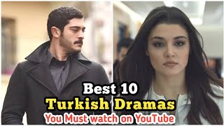 Best 10 Turkish Series With English Subtitles On YouTube [upl. by Conrade]