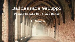 Baldassare Galuppi Piano Sonata No 5 in C Major  Arturo Benedetti Michelangeli [upl. by Earased]