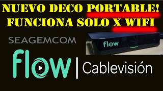 Cablevisión Flow Nuevo Receptor Utiliza WIFI  Es PORTABLE [upl. by Artemisa]