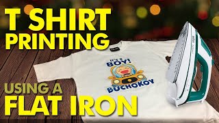 How to Print your Photo on T shirt at Home using a Flat Iron [upl. by Wittie]