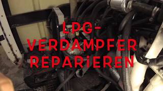 LPG Autogas Verdampfer Landi Renzo Ausbau Wartung Reparatur [upl. by Yatzeck]