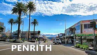 Penrith NSW Australia  Driving Around PENRITH City Centre [upl. by Ecire463]