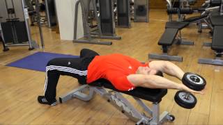 Dumbbell Pullover  Chest Exercise [upl. by Florina277]