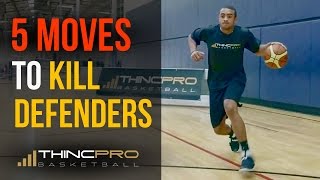 Top 5  DEADLY Basketball Moves to KILL Your Defender and Score More Points [upl. by Goerke]