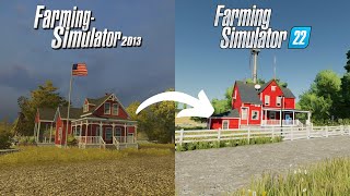 FS13 vs FS22 Westbridge Hills map Comparison [upl. by Loux581]