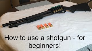 How to load and unload a shotgun for beginners [upl. by Karie125]