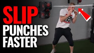 How to SLIP Punches FASTER in BOXING for boxers [upl. by Dyer]