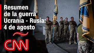 Resumen en video de la guerra Ucrania  Rusia 4 de agosto [upl. by Rengia]