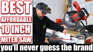 Best AFFORDABLE 10 Dual Bevel MITER SAW You Will NEVER GUESS The BRAND [upl. by Ruthy]