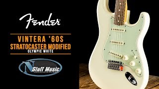 Vintera 60s Stratocaster Modified by Fender  ALLNEW [upl. by Kilian]