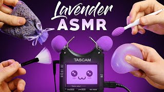 ASMR LAVENDER TRIGGERS to Help You Fall Asleep No Talking [upl. by Crooks120]