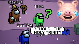 THE HOLY TRINITY  AMONG US MODS Proximity Chat [upl. by Aiasi364]