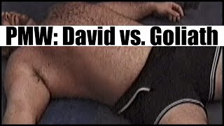 Pro Muscle Wrestling David vs Goliath All 3 Matches [upl. by Olihs]