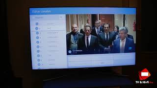 Como ordenar canales en TV SAMSUNG SMART TV 2017 [upl. by Sibylle]