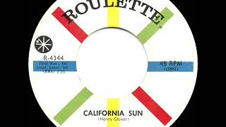 1st RECORDING OF California Sun  Joe Jones 1961 [upl. by Ecitsuj]