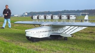 GIGANTIC RC SCALE FLYING BOAT DORNIER DO X  Faszination Modellbau Friedrichshafen 2016 [upl. by Zaneski790]