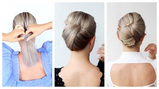 😍 12 EASY DIY Elegant Hairstyles Compilation 😍 Hairstyle Transformations [upl. by Reidid]