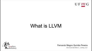 What Is LLVM [upl. by Owen]